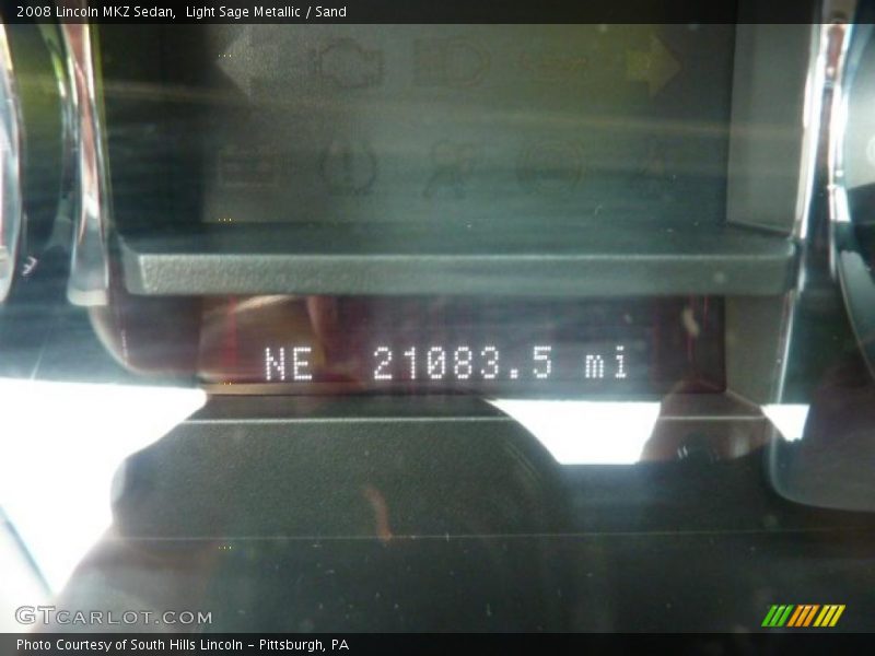 Light Sage Metallic / Sand 2008 Lincoln MKZ Sedan