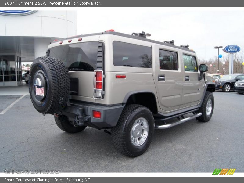 Pewter Metallic / Ebony Black 2007 Hummer H2 SUV