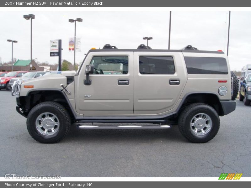 Pewter Metallic / Ebony Black 2007 Hummer H2 SUV