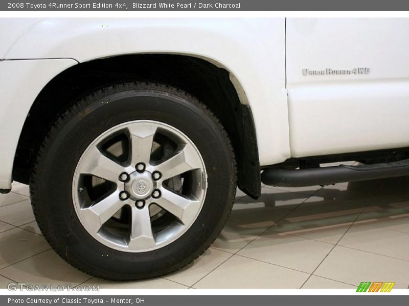 Blizzard White Pearl / Dark Charcoal 2008 Toyota 4Runner Sport Edition 4x4