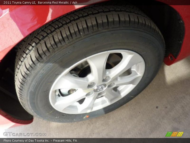 Barcelona Red Metallic / Ash 2011 Toyota Camry LE