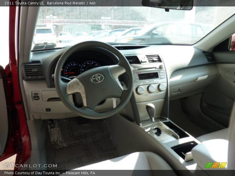 Barcelona Red Metallic / Ash 2011 Toyota Camry LE