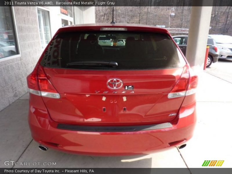 Barcelona Red Metallic / Light Gray 2011 Toyota Venza V6 AWD