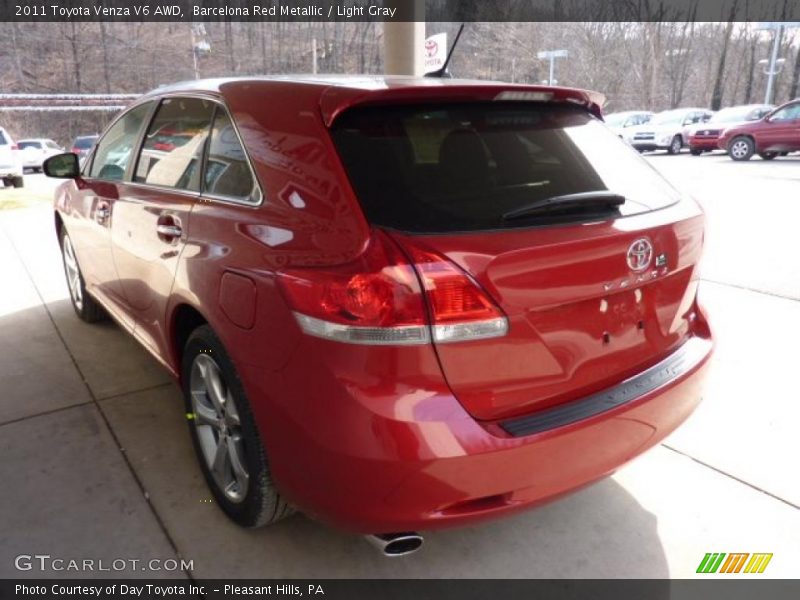 Barcelona Red Metallic / Light Gray 2011 Toyota Venza V6 AWD