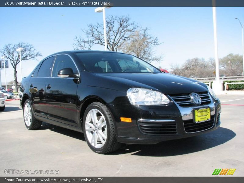 Black / Anthracite Black 2006 Volkswagen Jetta TDI Sedan