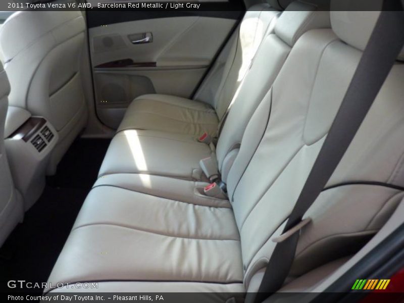 Barcelona Red Metallic / Light Gray 2011 Toyota Venza V6 AWD