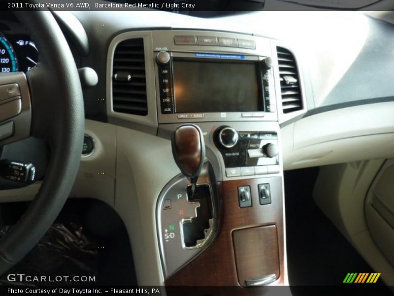 Barcelona Red Metallic / Light Gray 2011 Toyota Venza V6 AWD