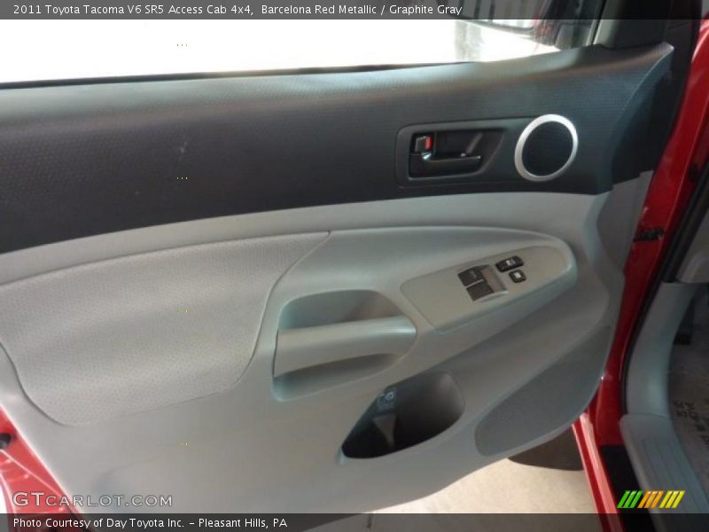 Barcelona Red Metallic / Graphite Gray 2011 Toyota Tacoma V6 SR5 Access Cab 4x4