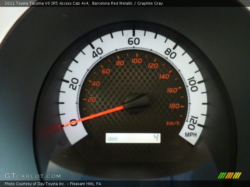 Barcelona Red Metallic / Graphite Gray 2011 Toyota Tacoma V6 SR5 Access Cab 4x4