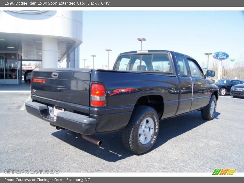  1996 Ram 1500 Sport Extended Cab Black