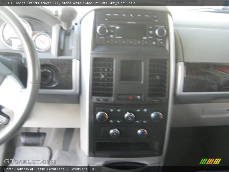 Stone White / Medium Slate Gray/Light Shale 2010 Dodge Grand Caravan SXT