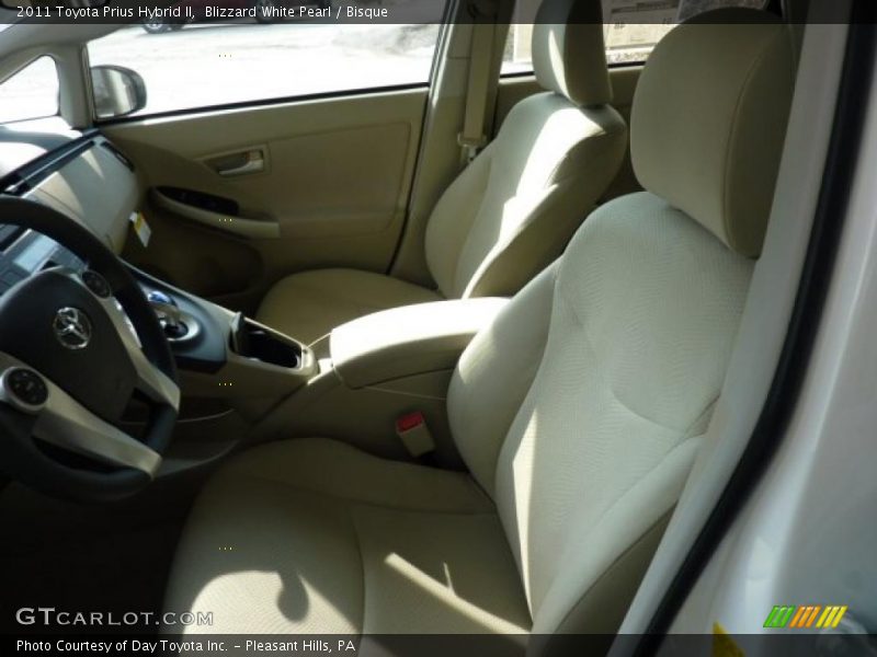 Blizzard White Pearl / Bisque 2011 Toyota Prius Hybrid II