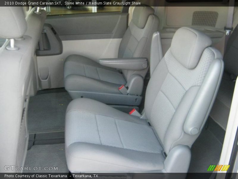 Stone White / Medium Slate Gray/Light Shale 2010 Dodge Grand Caravan SXT