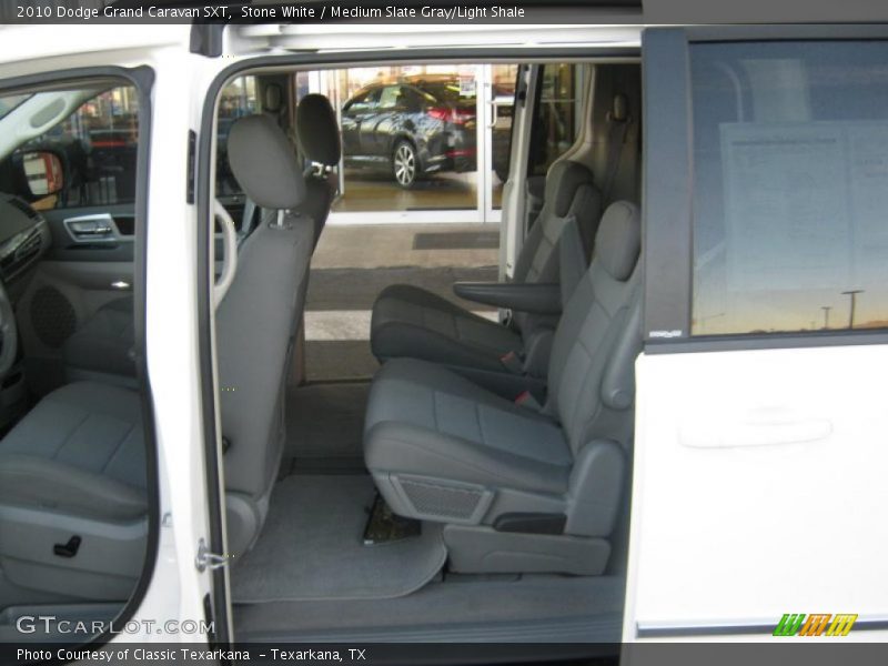 Stone White / Medium Slate Gray/Light Shale 2010 Dodge Grand Caravan SXT