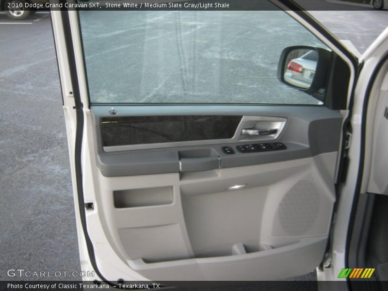 Stone White / Medium Slate Gray/Light Shale 2010 Dodge Grand Caravan SXT