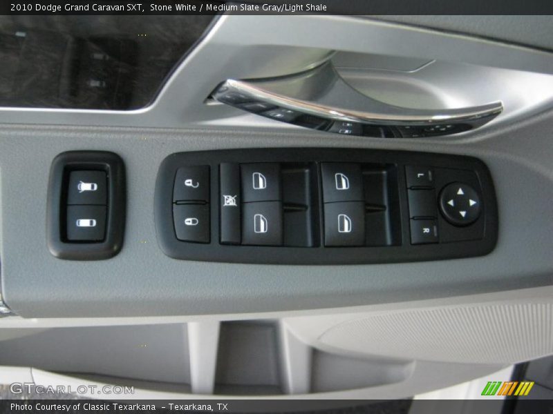 Stone White / Medium Slate Gray/Light Shale 2010 Dodge Grand Caravan SXT