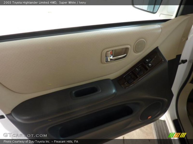 Super White / Ivory 2003 Toyota Highlander Limited 4WD