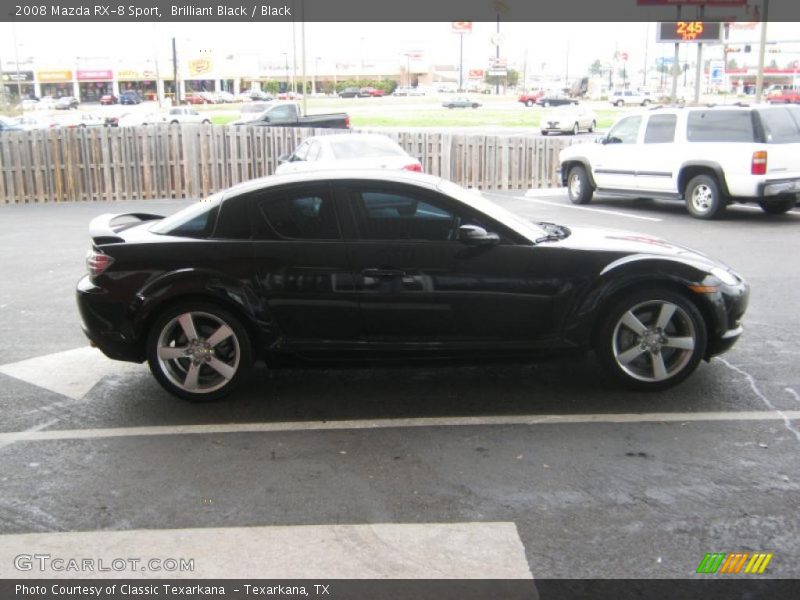 Brilliant Black / Black 2008 Mazda RX-8 Sport