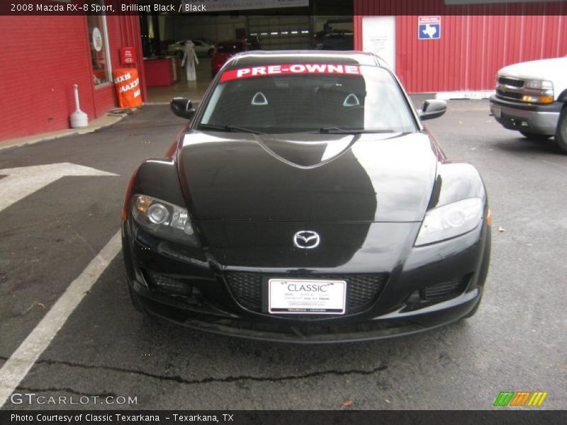 Brilliant Black / Black 2008 Mazda RX-8 Sport