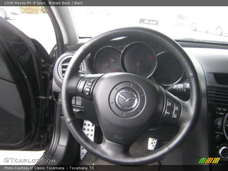 Brilliant Black / Black 2008 Mazda RX-8 Sport