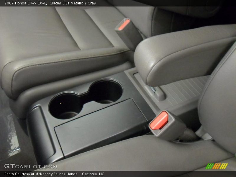 Glacier Blue Metallic / Gray 2007 Honda CR-V EX-L