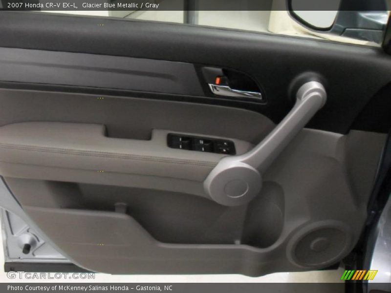 Glacier Blue Metallic / Gray 2007 Honda CR-V EX-L