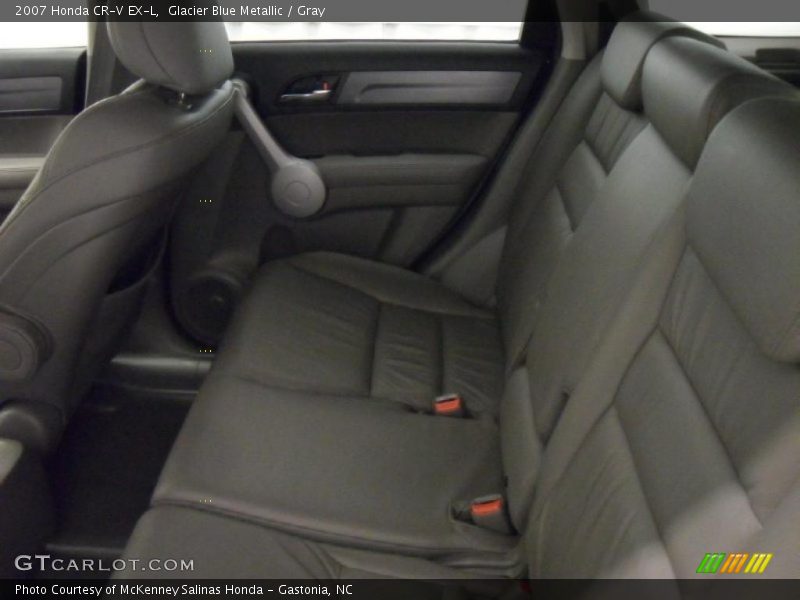 Glacier Blue Metallic / Gray 2007 Honda CR-V EX-L