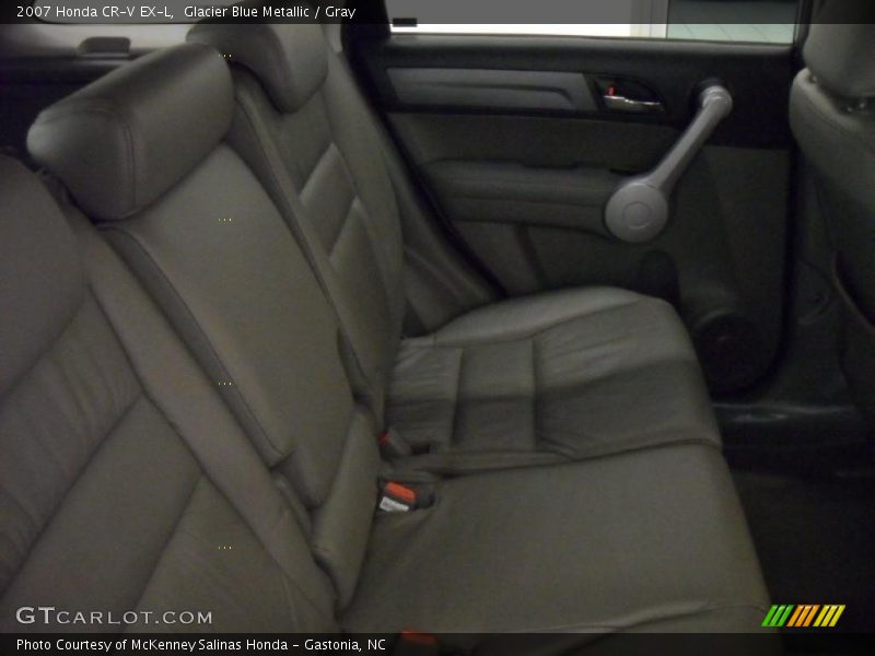Glacier Blue Metallic / Gray 2007 Honda CR-V EX-L
