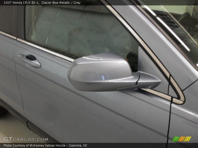 Glacier Blue Metallic / Gray 2007 Honda CR-V EX-L