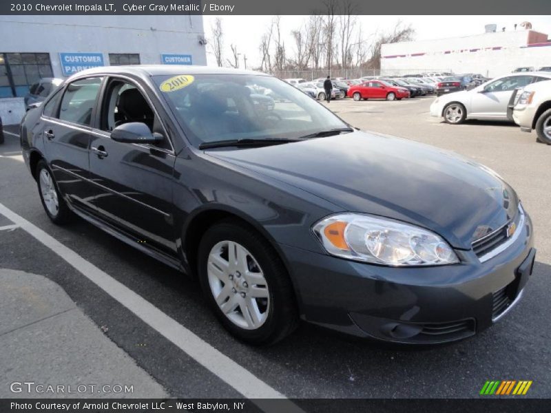 Cyber Gray Metallic / Ebony 2010 Chevrolet Impala LT