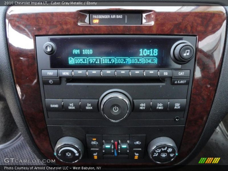 Cyber Gray Metallic / Ebony 2010 Chevrolet Impala LT