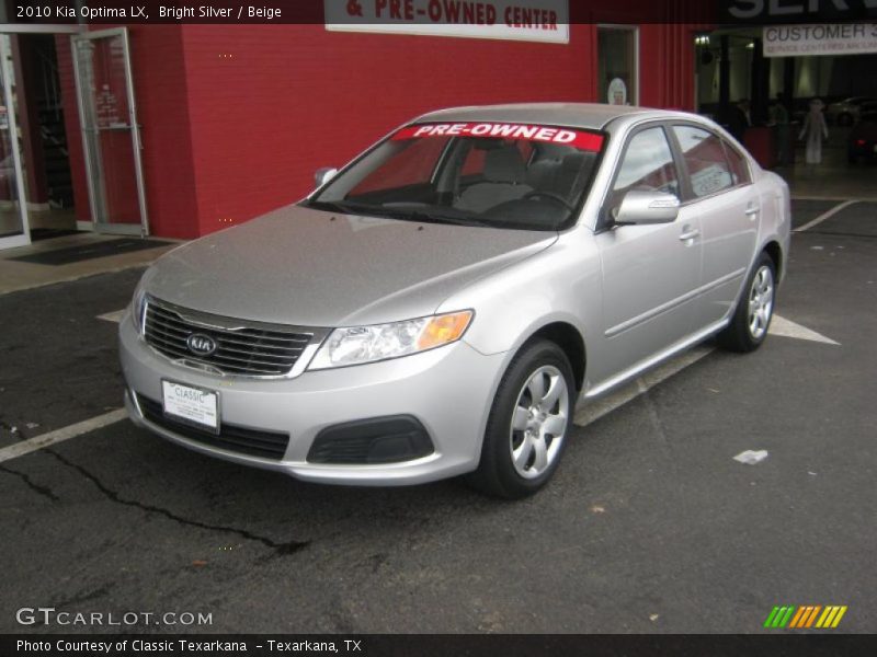 Bright Silver / Beige 2010 Kia Optima LX