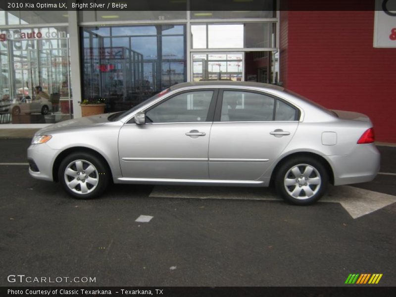 Bright Silver / Beige 2010 Kia Optima LX