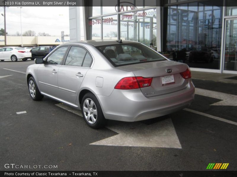 Bright Silver / Beige 2010 Kia Optima LX