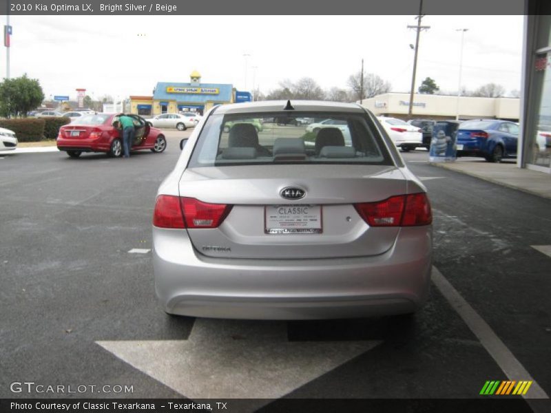 Bright Silver / Beige 2010 Kia Optima LX