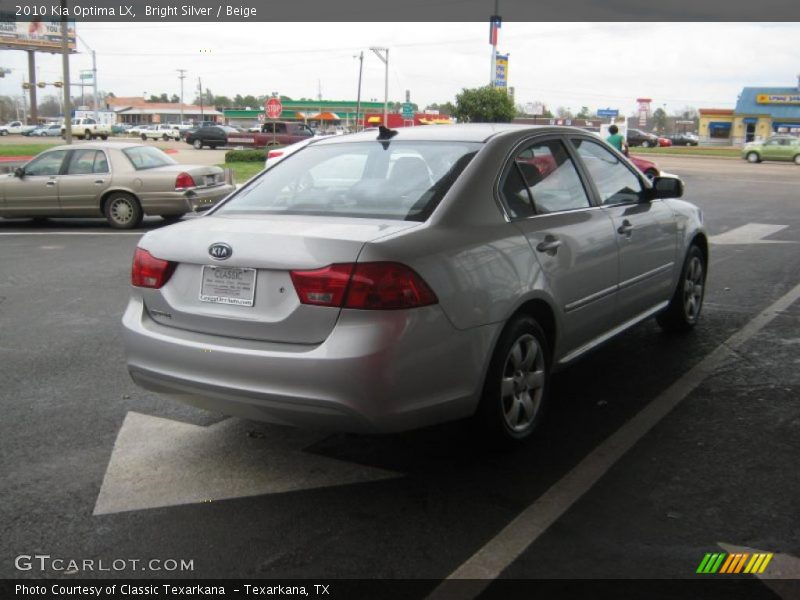 Bright Silver / Beige 2010 Kia Optima LX