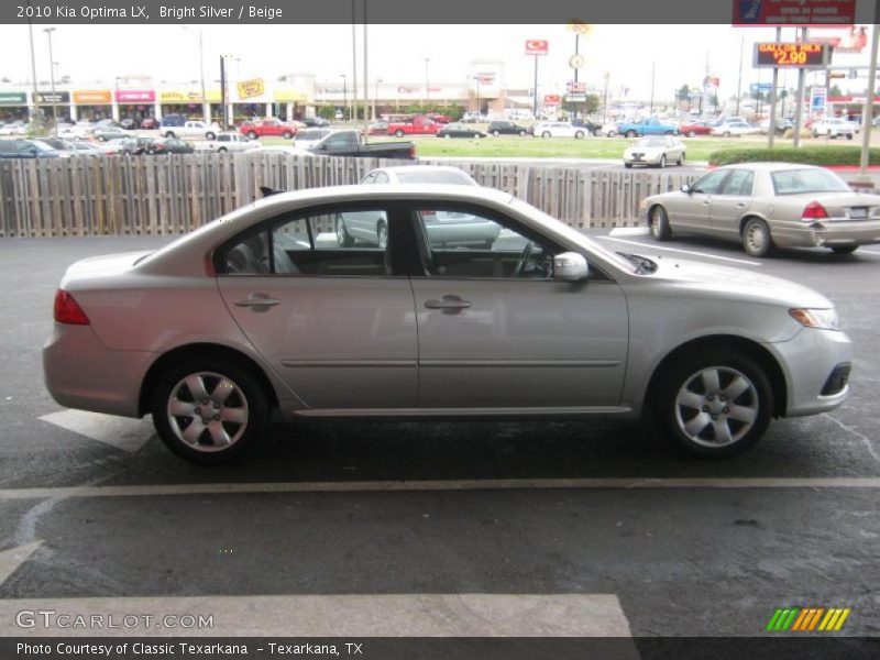 Bright Silver / Beige 2010 Kia Optima LX
