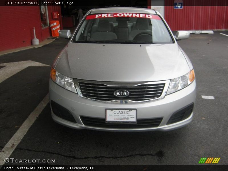 Bright Silver / Beige 2010 Kia Optima LX