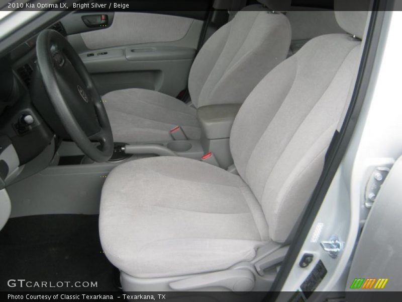 Bright Silver / Beige 2010 Kia Optima LX