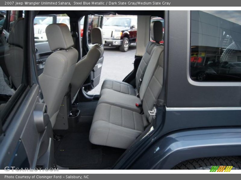 Steel Blue Metallic / Dark Slate Gray/Medium Slate Gray 2007 Jeep Wrangler Unlimited Sahara