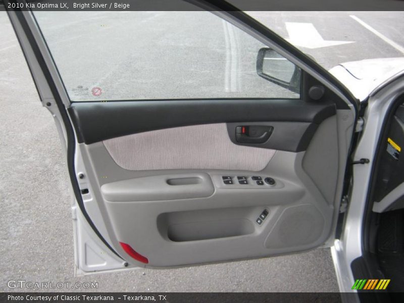 Bright Silver / Beige 2010 Kia Optima LX