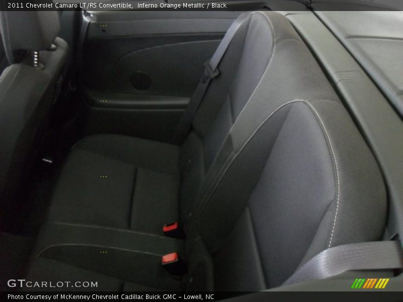  2011 Camaro LT/RS Convertible Black Interior