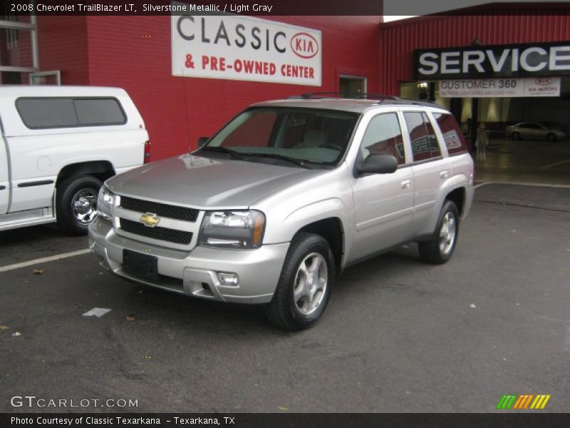 Silverstone Metallic / Light Gray 2008 Chevrolet TrailBlazer LT