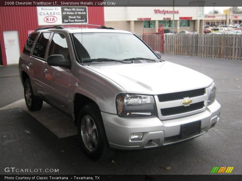 Silverstone Metallic / Light Gray 2008 Chevrolet TrailBlazer LT