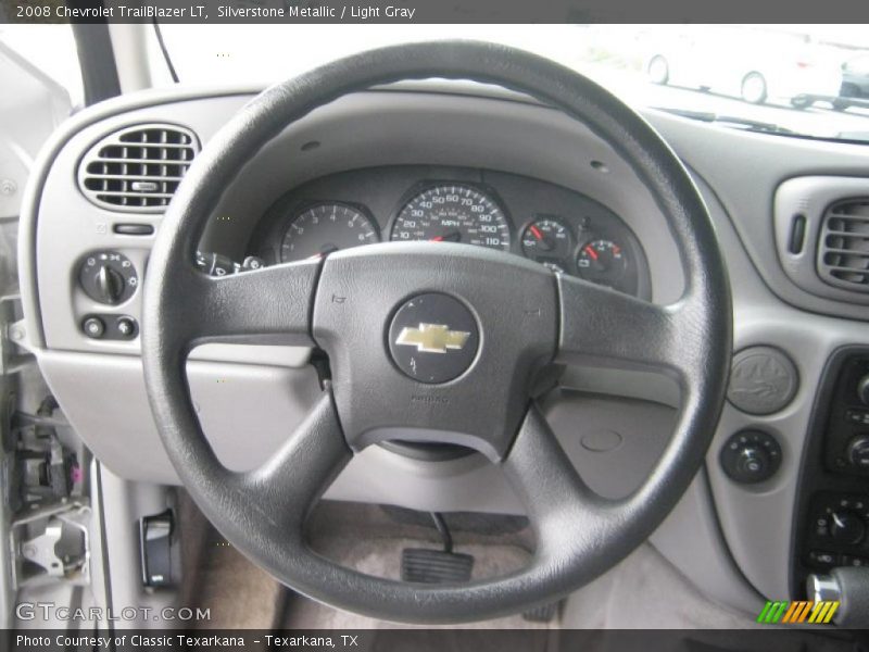 Silverstone Metallic / Light Gray 2008 Chevrolet TrailBlazer LT
