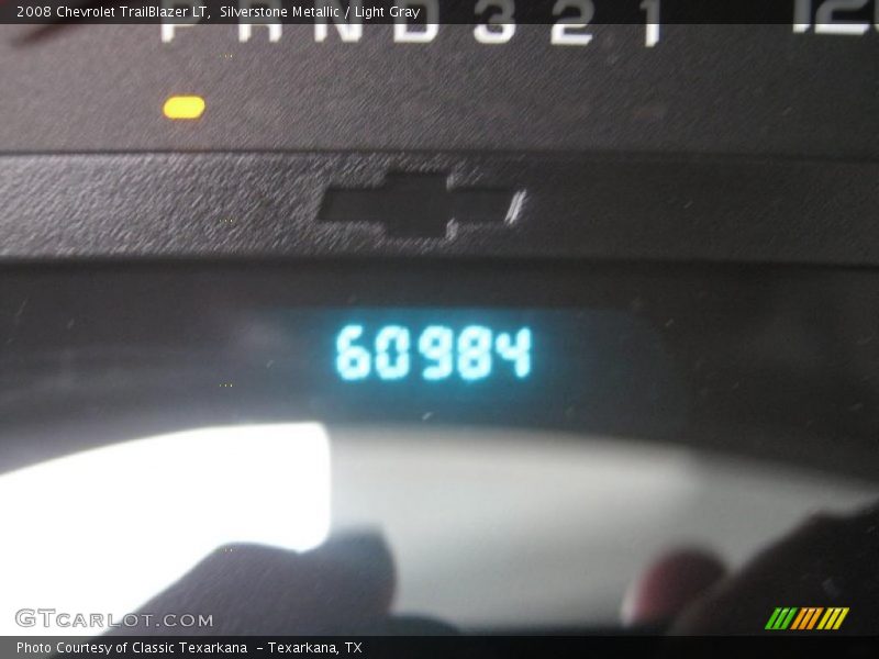 Silverstone Metallic / Light Gray 2008 Chevrolet TrailBlazer LT