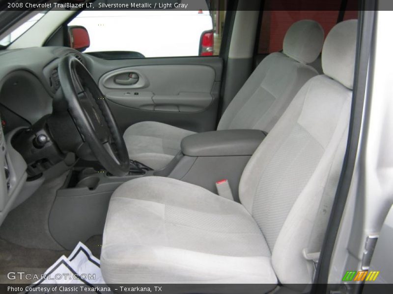 Silverstone Metallic / Light Gray 2008 Chevrolet TrailBlazer LT