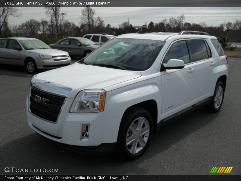 Olympic White / Light Titanium 2011 GMC Terrain SLT AWD