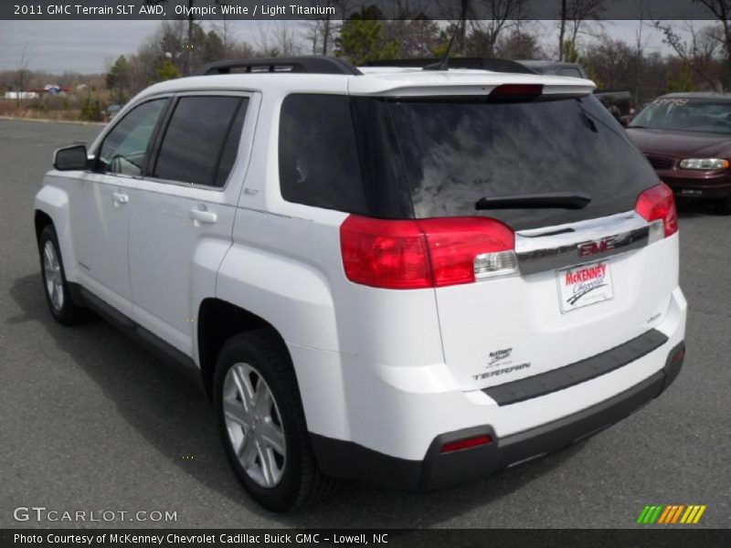 Olympic White / Light Titanium 2011 GMC Terrain SLT AWD