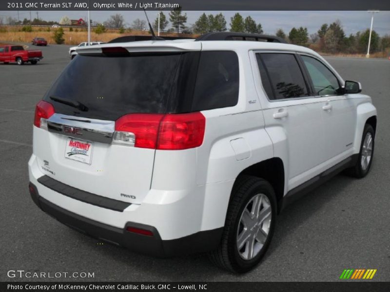 Olympic White / Light Titanium 2011 GMC Terrain SLT AWD